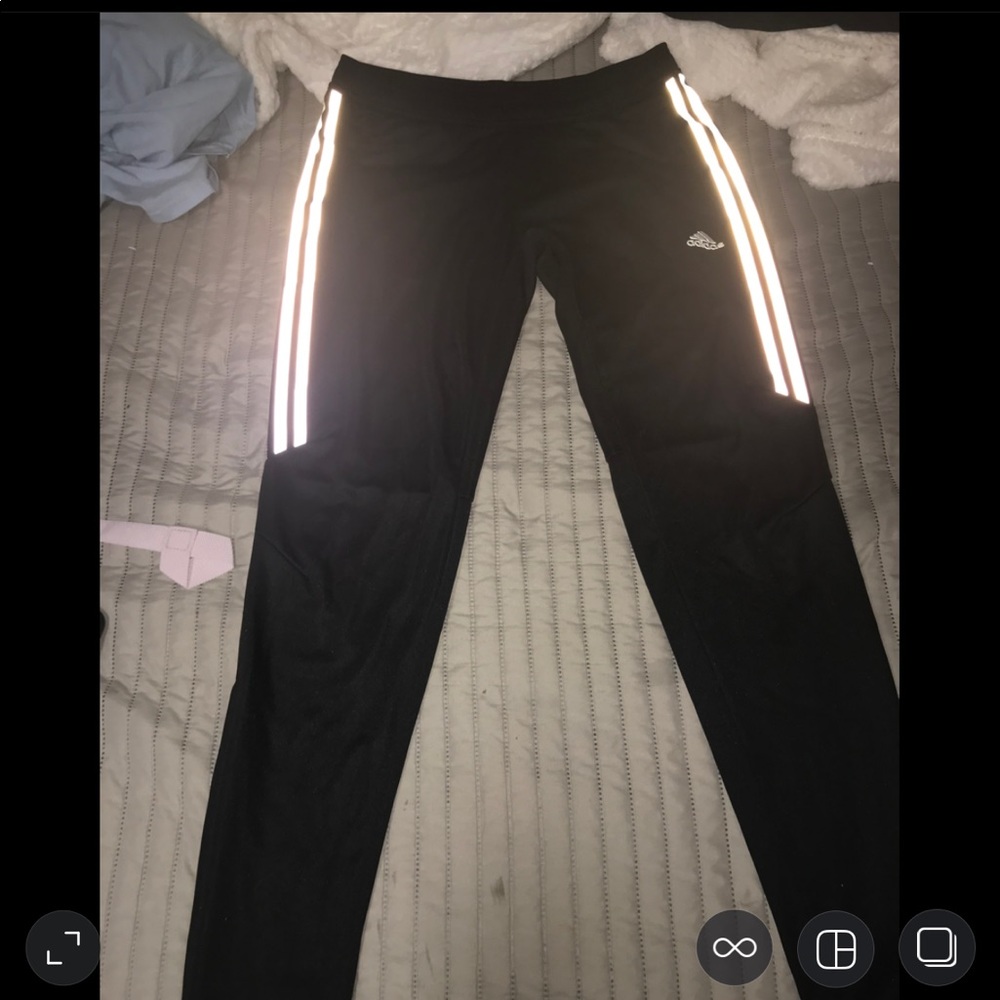 Black adidas sweats